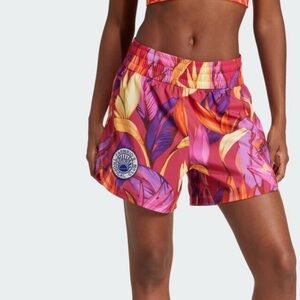 FARM Rio Women's adidas Training Pacer Shorts Vibrant Athletic Medium New